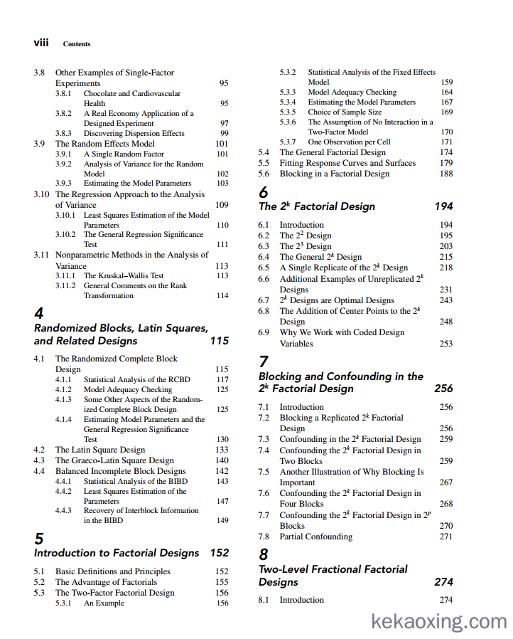 design and analysis of experiments 10th